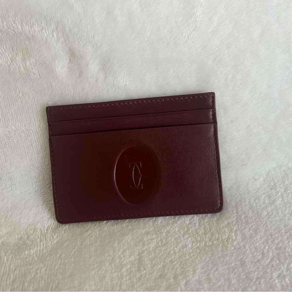 Cartier Elegant Leather Card Holder
